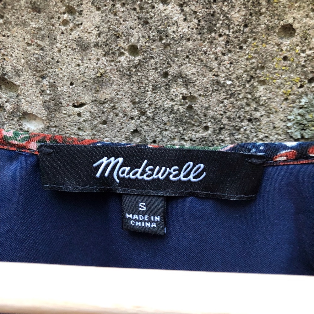 Madewell Sea Floral Lily Ruffle Dress - Picture 5 of 11